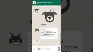 Gone for Chicken  #groupchatenergy #animatedpets #petchaos