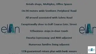 New Commercial Project Elan Sector 70 Gurgaon // 8810630223
