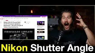 MAJOR Firmware Update for Nikon Z8 and Z6III - Shutter Angle, FINALLY!