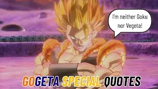 Gogeta Super Saiyan DBZ Special Character Interactions-DRAGONBALL XENOVERSE 2