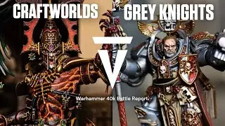 Craftworld Eldar vs Grey Knights: Warhammer 40K Battle Report!