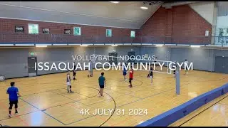 Volleyball Indoor 6s @ Issaquah Community Gym 4K Best ProRes July 24 2024