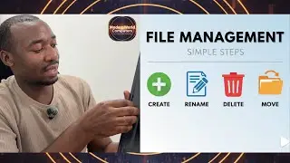How to Create, Rename, Delete, Move #files and #folders. #modernworldcomputers