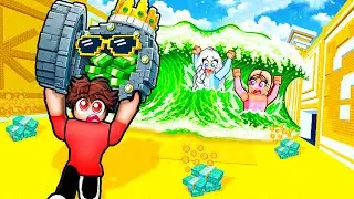 Techy Plays New SIZE Update In Escape Tsunami For Brainrots...