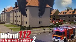 NOTRUF 112 [#04] Großeinsatz beim Wohnungsbrand | Die Feuerwehr Simulation 2