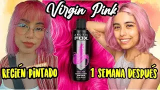 Arctic Fox VIRGIN PINK || Pintando mi cabellito de ROSA (otra vez) 💗