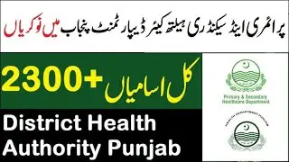 Sanitary Patrol Jobs 2025 - Punjab Health Government Jobs 2025 - Healthcare Sanitary Patrolling Jobs