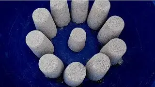 ASMR Raw Gritty Cement Crumbling | Dry & Wet Sounds 🤤😴