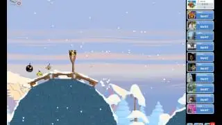 Angry Birds Friends Winter Tournament II level 5 day 5 Week 30 Facebook