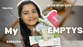 My Empty&rsquo;s & Product Review #bengalivlog #productreview #review #nykaa #amazon #myntra #skincare 