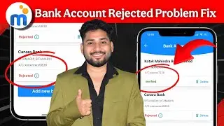 mpokket me bank account rejected problem || bank account exists give another bank account problem