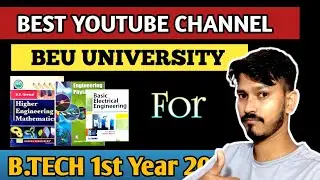 B.tech 1st year | Best YouTube Channel| Book | Official Update Examination| Bihar Engineering|