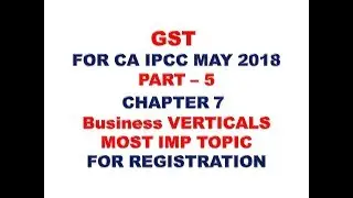GST FOR CA IPCC MAY 2018 PART 51