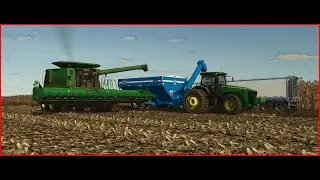Combing Corn! In Forest River