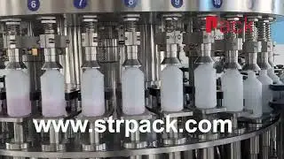 High-speed Rotary Liquid Filling Machine Automatic Bottle Overflow Filler