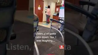 Impatient Karen Trying To Skip The Line Of Urgent Care Clinic