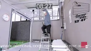 SEIP - Test di installazione porta sezionale in 32'47'' – velocità reale con dettagli
