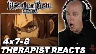 Therapist REACTS to Attack on Titan Season 4 Episodes 7-8 (66-67)