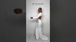 Try On Haul🎁White Party Outfit Inspo🤍 Which is your favorite? |#partydresses #fashion #outfits