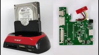 Dock Station para HDE IDE e SATA B-MAX - Unboxing, teste e desmontado