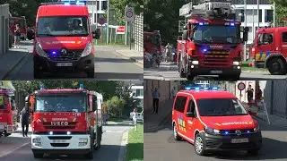 [PRIMEUR] Brandweer Tielt HVZ Midwest met spoed naar een brand gebouw tijdens de opendeur!