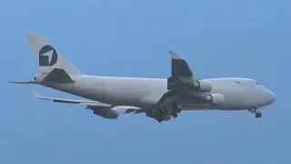 Challenge Airlines Boeing 747-400F On Approach Into Manchester Airport | 07.01.26