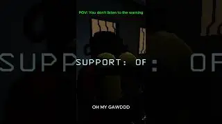 Bro didn't listen  to the warning