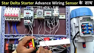 Learn to connect sensor and selector switch in Star Delta Starter @ElectricalTechnician
