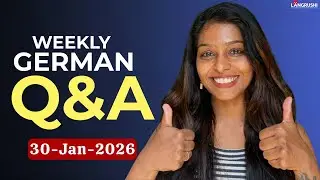 Recorded German Courses + Weekly Live Doubt Sessions | 31.Jan.2026