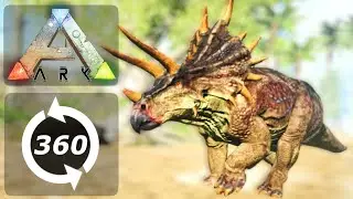 🦖 360 video Jurassic Dinosaurs 3D VR of ARK Survival Evolved in 4K Virtual Reality