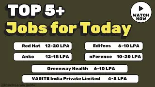 Red Hat | Edifecs | Anko | Greenway Health | nFerence | VARITE India Private Limited Hiring Freshers