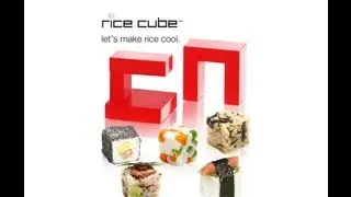 How to Make Sushi in Seconds with Rice Cube. Let's Make Rice Cool