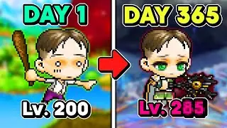 How Far Can You Progress With DAILIES ONLY On MapleStory?