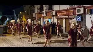 Paseillo Escolta de Romanos de la Madrugá 2023 d.C. Romanos de Castro del Río