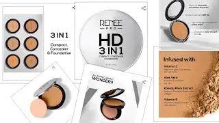 Unsponsored Review @renee  pro HD 3 in 1 compact concealer and foundation #review #beauty #makeup