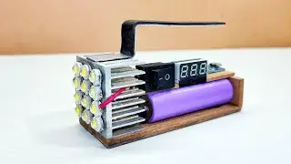 How To Make 12watt Mini LED Flashlight | Diy:- Super Bright Light