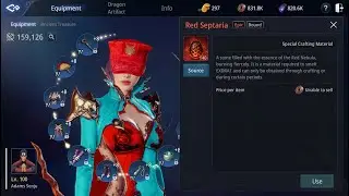How to craft RED SEPTARIA use for crafting Ragnaros Ring/Drakazan Magical Soul orb as F2P