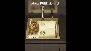 ALVEUS Monarch Pure sinks; Gold Kitchen Sink