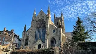 River Walk & Cathedral, Worcester, UK