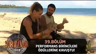 Performans birincileri &ouml;d&uuml;llerine kavuştu| 39.B&ouml;l&uuml;m | Survivor 2018