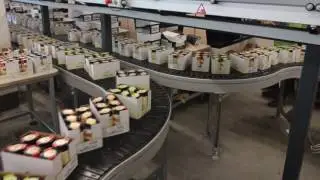 Endlosf&ouml;rderung mit Ambaflex-Lamellenf&ouml;rderern, extrem robust und Energie sparend