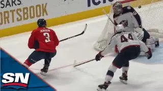 Capitals' Nick Jensen Goes Coast-To-Coast, Snipes Goal Top Corner On Tough Angle vs. Blue Jackets