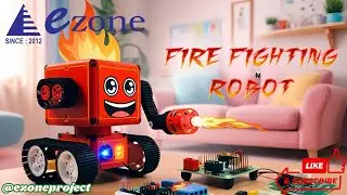 Robotic Fire Hazard Mitigation System | IEEE Robotics & IoT Final Year Project &ndash; Ezone Trichy