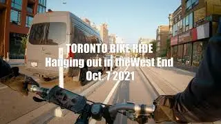High park Toronto West End  Alleyways narrated Bike Ride -