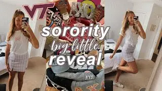 SORORITY BIG LITTLE REVEAL: week in my life at Virginia Tech
