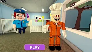 PAPA PIZZA PRISONER NEEDS HELP IN BETTY'S POLICE! OBBY All Bosses All Morphs #Roblox