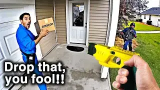 When Cops CATCH Porch Pirates In The Act!