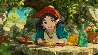 Sunlit Forest Picnic🎵