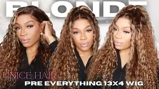 Beginner Friendly | Pre-Colored Honey Blonde Wig Install + Review