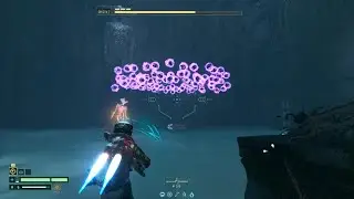 Phrike's fight, Returnal's first boss.